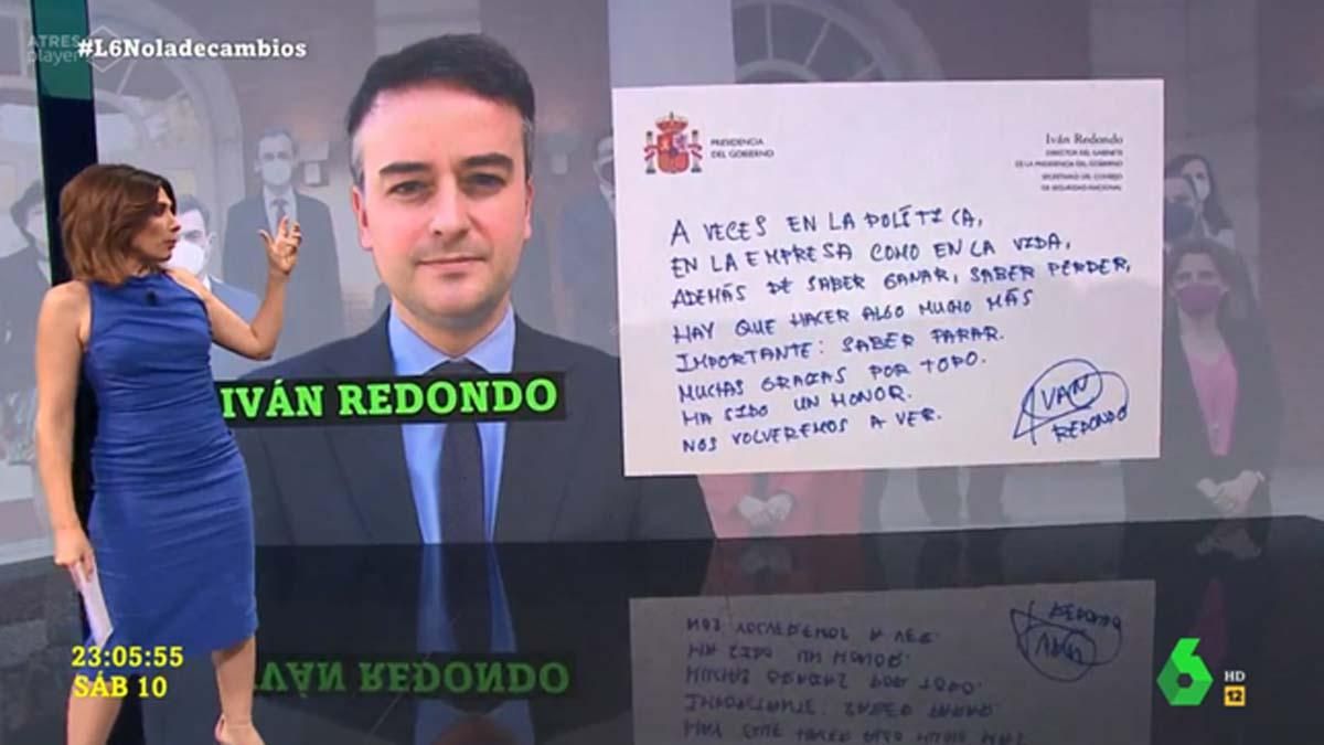 TELEVISION Ferran Monegal La sexta noche caso Iván Redondo TELEVISION Ferran Monegal La sexta noche caso Iván Redondo