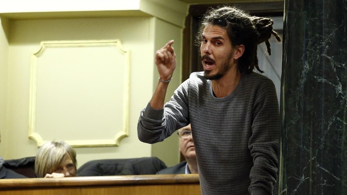 El diputado de Podemos Alberto Rodríguez. El diputado de Podemos Alberto Rodríguez.
