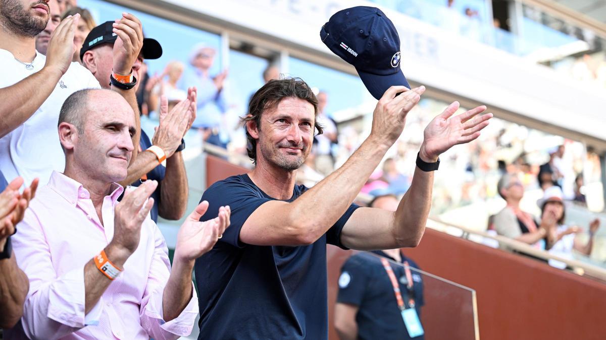 Ferrero, en su palco durante esta edición de Roland Garros. Ferrero, en su palco durante esta edición de Roland Garros.