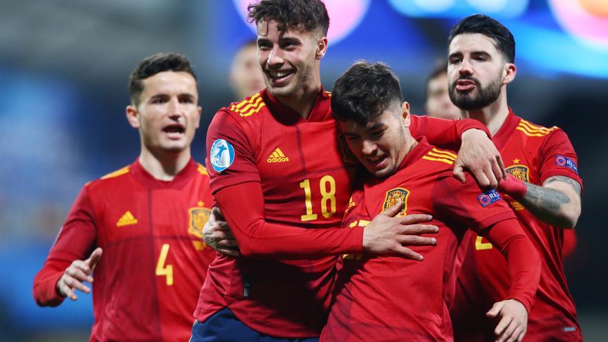 Solvent triomf d'Espanya en el seu debut a l'Europeu sub-21