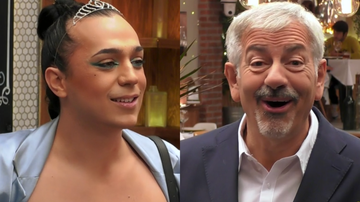 Xabier y Carlos Sobera en ’First Dates’. Xabier y Carlos Sobera en ’First Dates’.