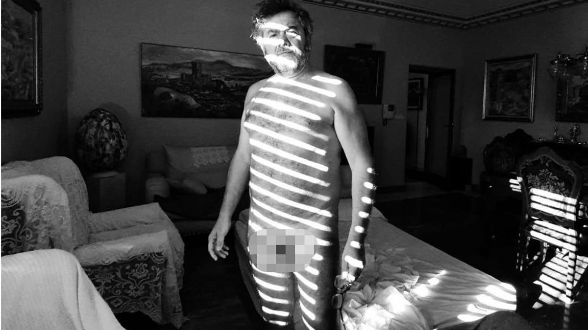 El polémico desnudo de un concejal de Monóvar El polémico desnudo de un concejal de Monóvar