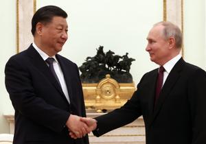 Xi Jinping y Valdimir Putin durante su encuentro. 