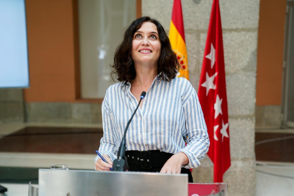 Isabel Díaz Ayuso, presidenta en funciones de la Comunidad de Madrid.