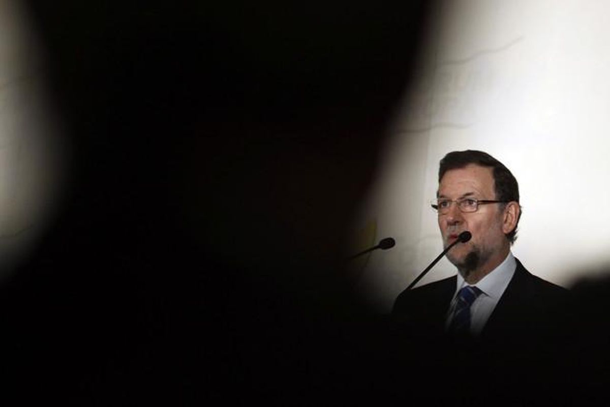 Mariano Rajoy, el lunes, durante un desayuno informativo en Madrid. Mariano Rajoy, el lunes, durante un desayuno informativo en Madrid.