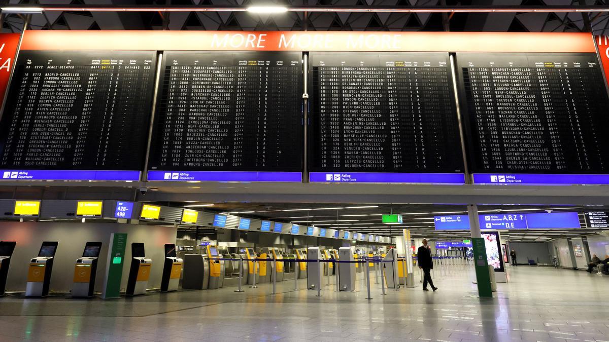 Alemania afronta una jornada de huelga ferroviaria y aérea que amenaza con paralizar el país