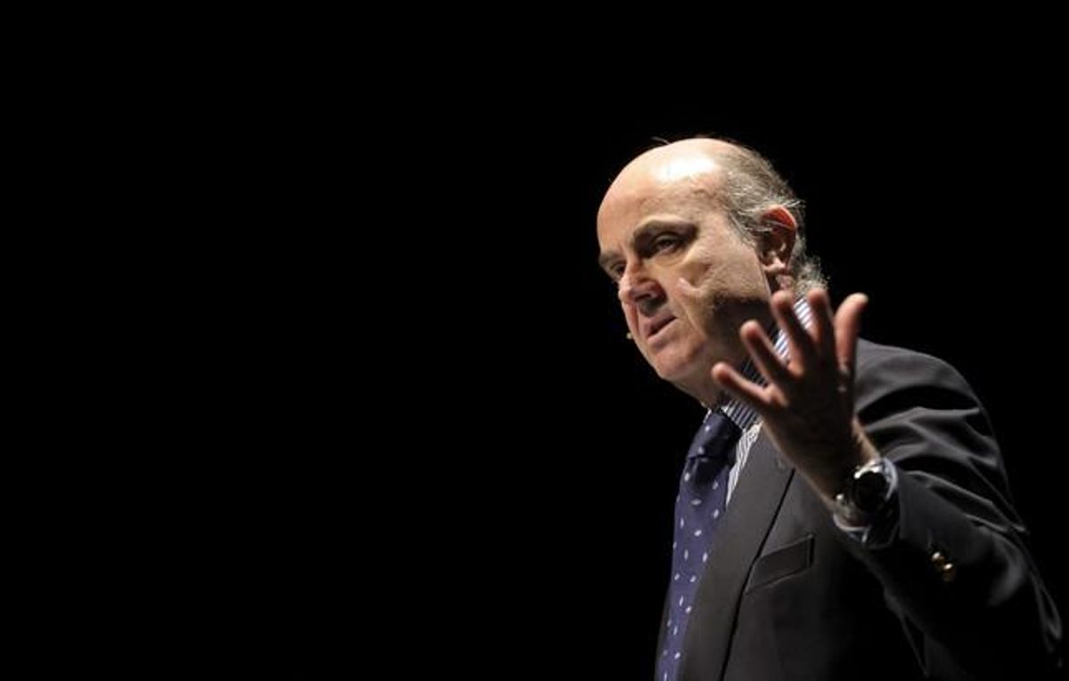 El ministro de Economía Luis de Guindos. El ministro de Economía Luis de Guindos.