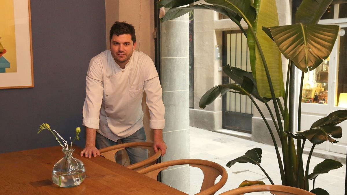 El cocinero Alain Guiard, en uno de los espacios de A Restaurant. El cocinero Alain Guiard, en uno de los espacios de A Restaurant.