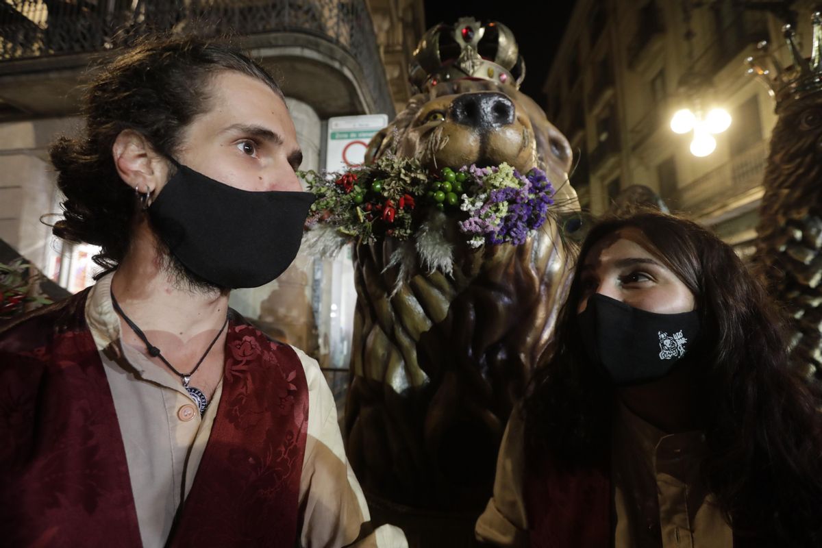 El toc d’inici ha inaugurado las festes de la Mercè. El toc d’inici ha inaugurado las festes de la Mercè.