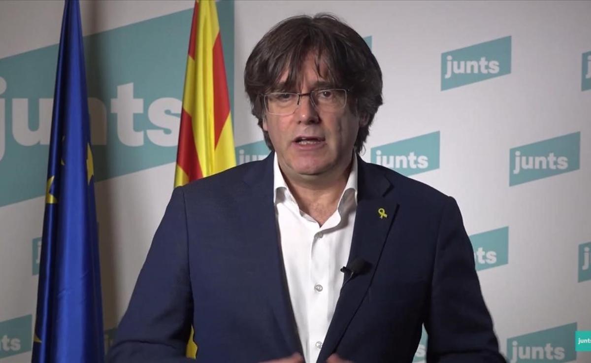 Carles Puigdemont, en diciembre del 2020.