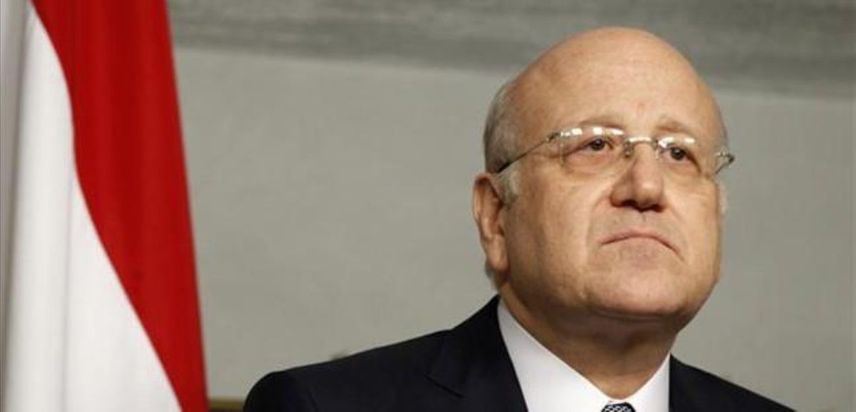 El primer ministre del Líban, Najib Mikati, a Beirut. El primer ministre del Líban, Najib Mikati, a Beirut.