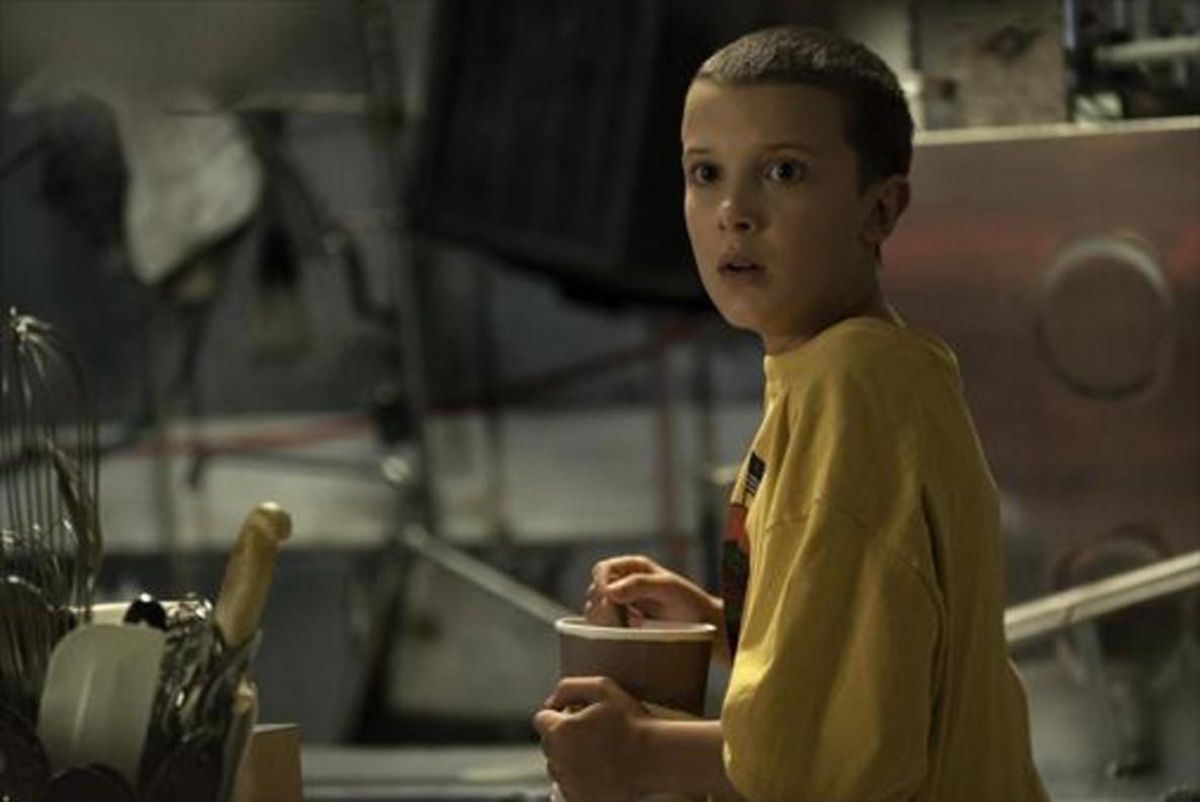 La joven Millie Bobby Brown, en ’Stranger Things’, de Netflix. La joven Millie Bobby Brown, en ’Stranger Things’, de Netflix.