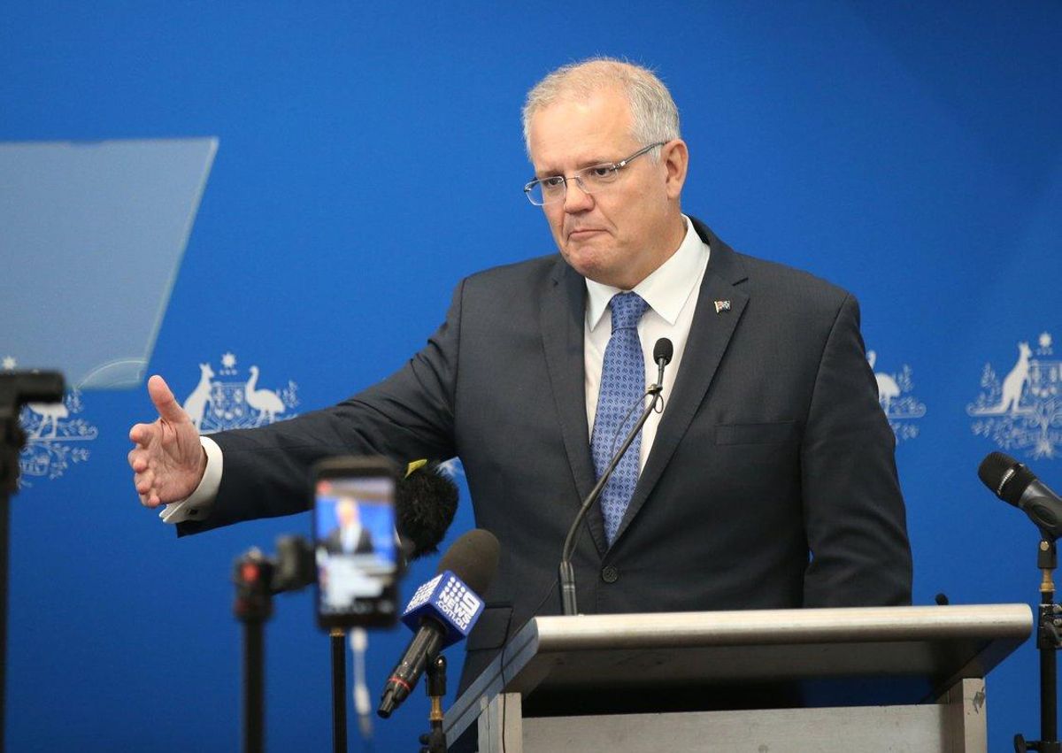 MELB. Melbourne (Australia), 24/02/2019.- Australian Prime Minister Scott Morrison announces the government’s climate package at a function in Melbourne, Australia, 25 February 2019. Scott Morrison announced that the government is allocating funds of 2 billion Australian dollars (around 1.4 billion US dollars) towards improving Australia’s emissions in the Climate Solutions Fund, an extension of the Emissions Reduction Fund that was implemented by former prime minister Tony Abbott. EFE/EPA/DAVID CROSLING AUSTRALIA AND NEW ZEALAND OUT MELB. Melbourne (Australia), 24/02/2019.- Australian Prime Minister Scott Morrison announces the government’s climate package at a function in Melbourne, Australia, 25 February 2019. Scott Morrison announced that the government is allocating funds of 2 billion Australian dollars (around 1.4 billion US dollars) towards improving Australia’s emissions in the Climate Solutions Fund, an extension of the Emissions Reduction Fund that was implemented by former prime minister Tony Abbott. EFE/EPA/DAVID CROSLING AUSTRALIA AND NEW ZEALAND OUT