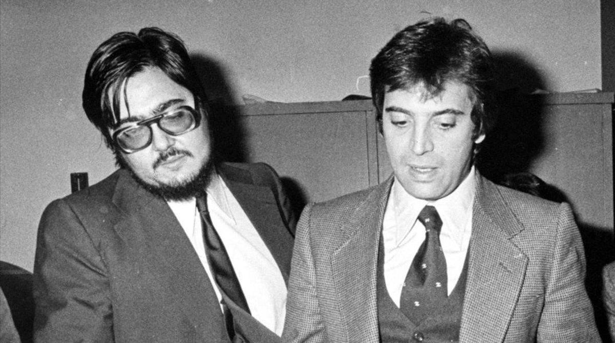 Antonio Franco y Antonio Asensio, el 26 de octubre de 1978.