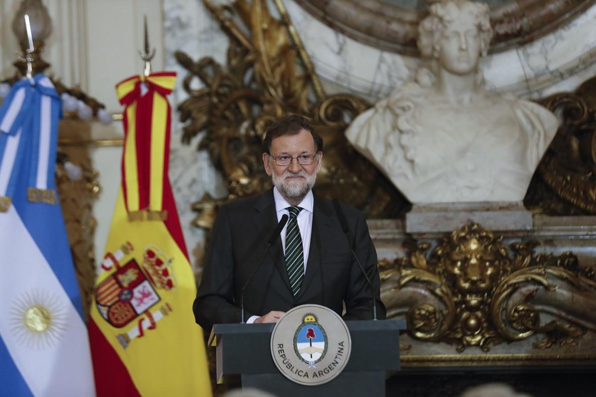 Mariano Rajoy, desde la Casa Rosada.