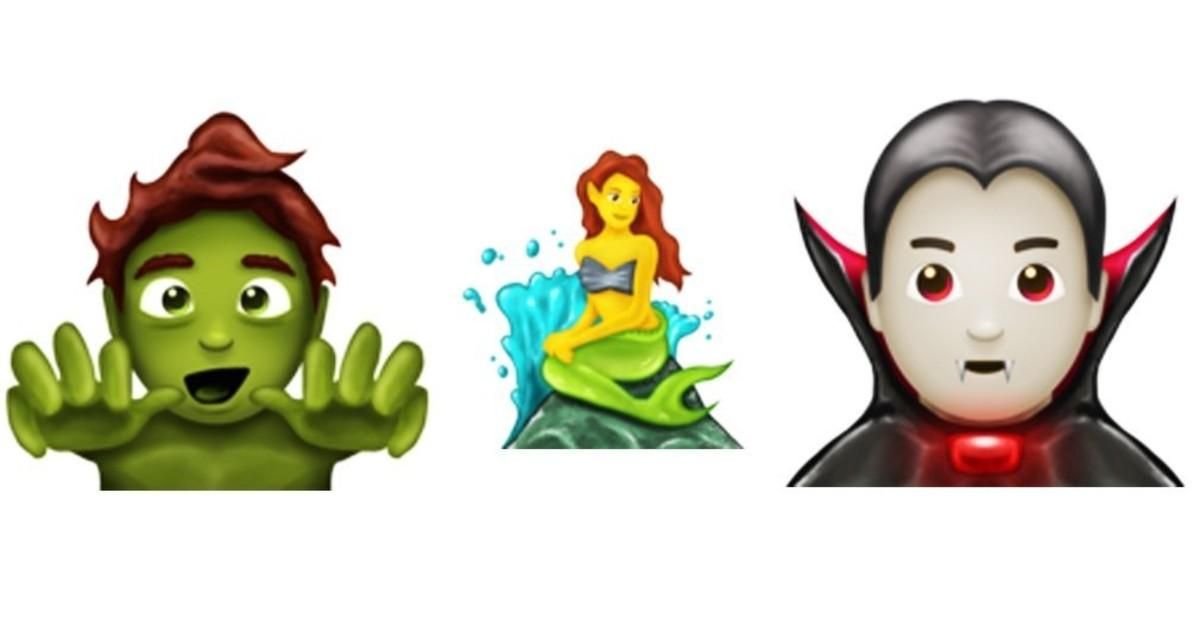 Els nous emojis tindran zombis, dràcules, sirenes i el tercer sexe Els nous emojis tindran zombis, dràcules, sirenes i el tercer sexe