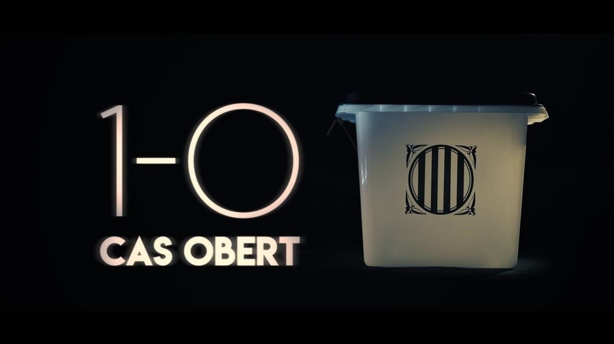 Imagen promocional del documental de investigación ’1-O, cas obert’, de ’Sense ficció’ (TV-3). Imagen promocional del documental de investigación ’1-O, cas obert’, de ’Sense ficció’ (TV-3).