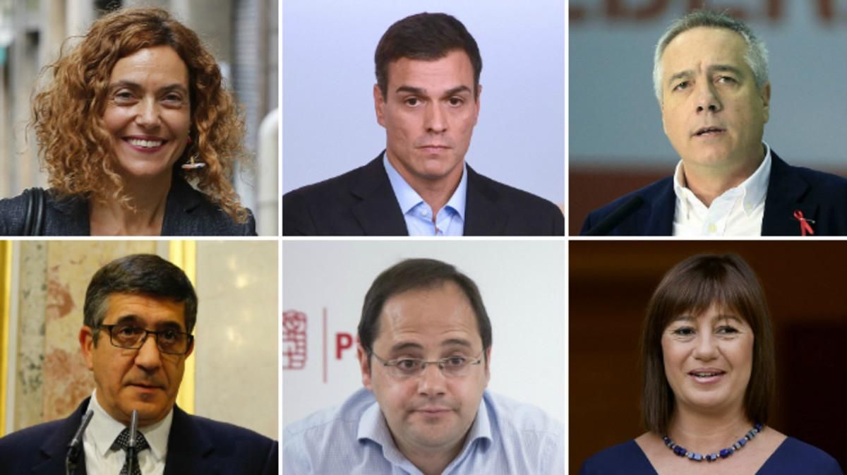 Estos son los 18 miembros de la ejecutiva del PSOE que no han dimitido Estos son los 18 miembros de la ejecutiva del PSOE que no han dimitido