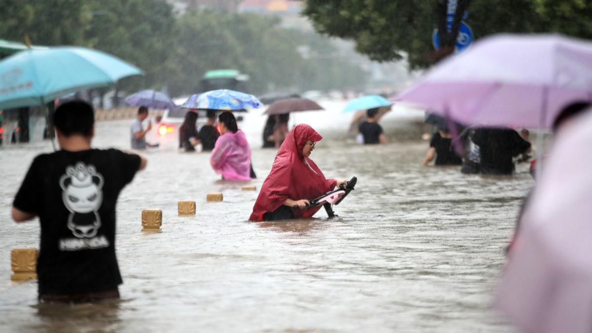 Inundaciones en China Central matan a 12 personas