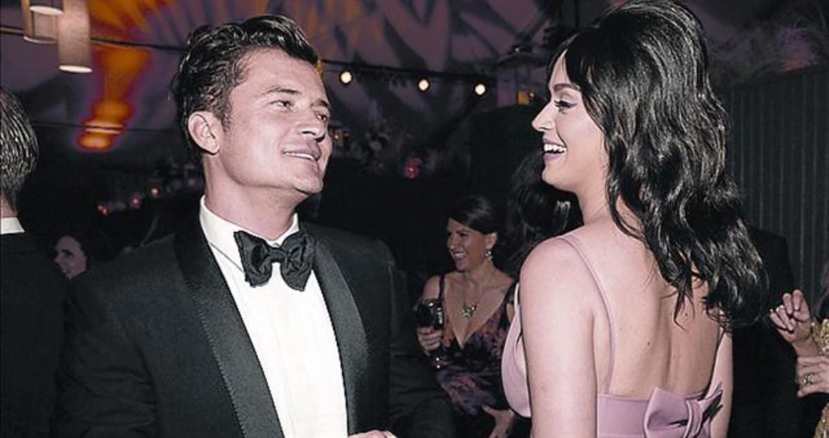 Una imagen de archivo de Katy Perry y Orlando Bloom, su novio hasta hace unos días. Una imagen de archivo de Katy Perry y Orlando Bloom, su novio hasta hace unos días.