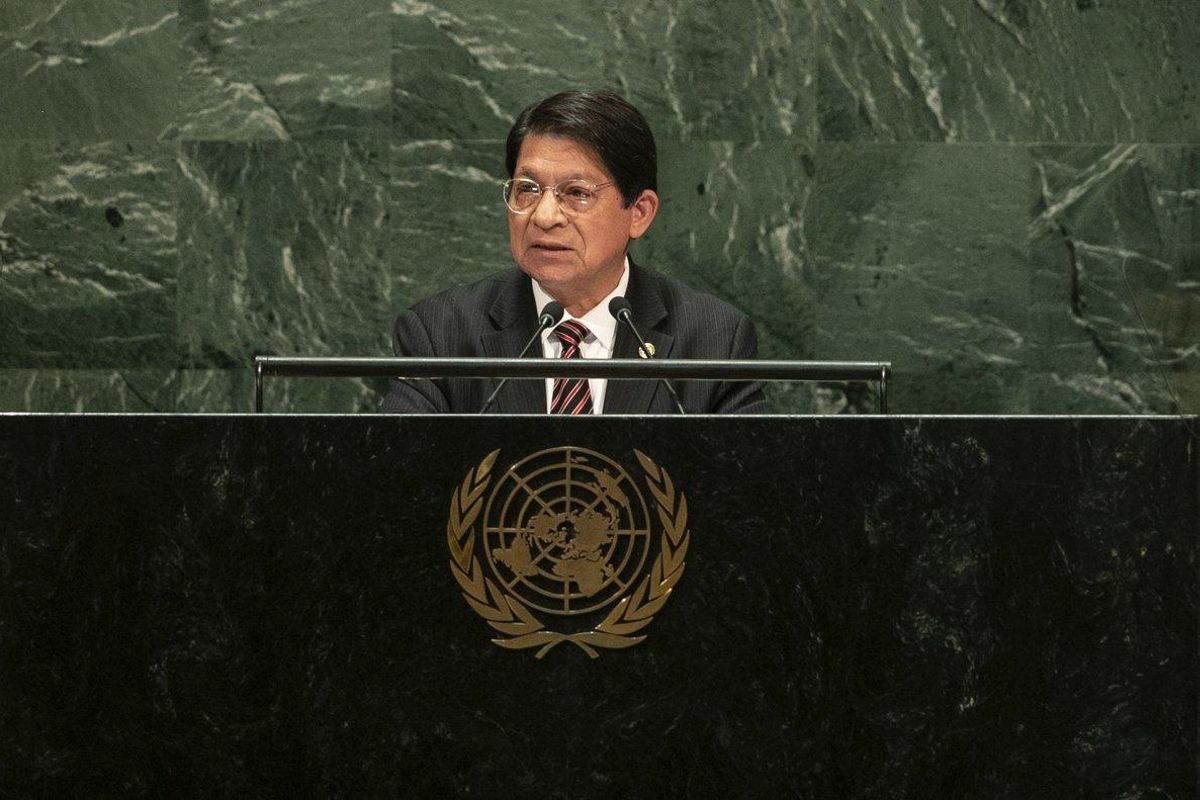 Denis Ronaldo Moncada, ministro de Relaciones Exteriores de Nicaragua. Denis Ronaldo Moncada, ministro de Relaciones Exteriores de Nicaragua.