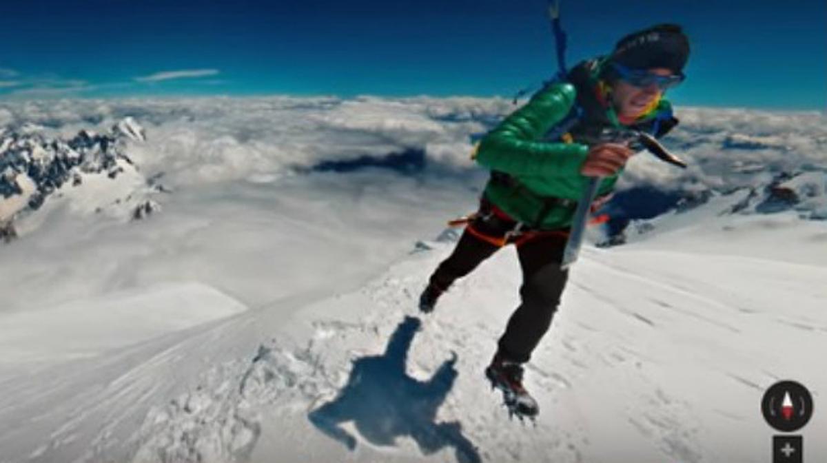 Puja al Mont Blanc amb l'ajuda de Google i Kilian Jornet