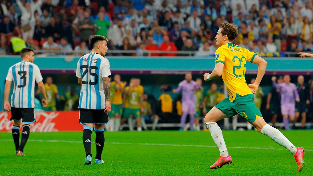 geo-sp Argentina - Australia | El gol en propia de Enzo Fernández