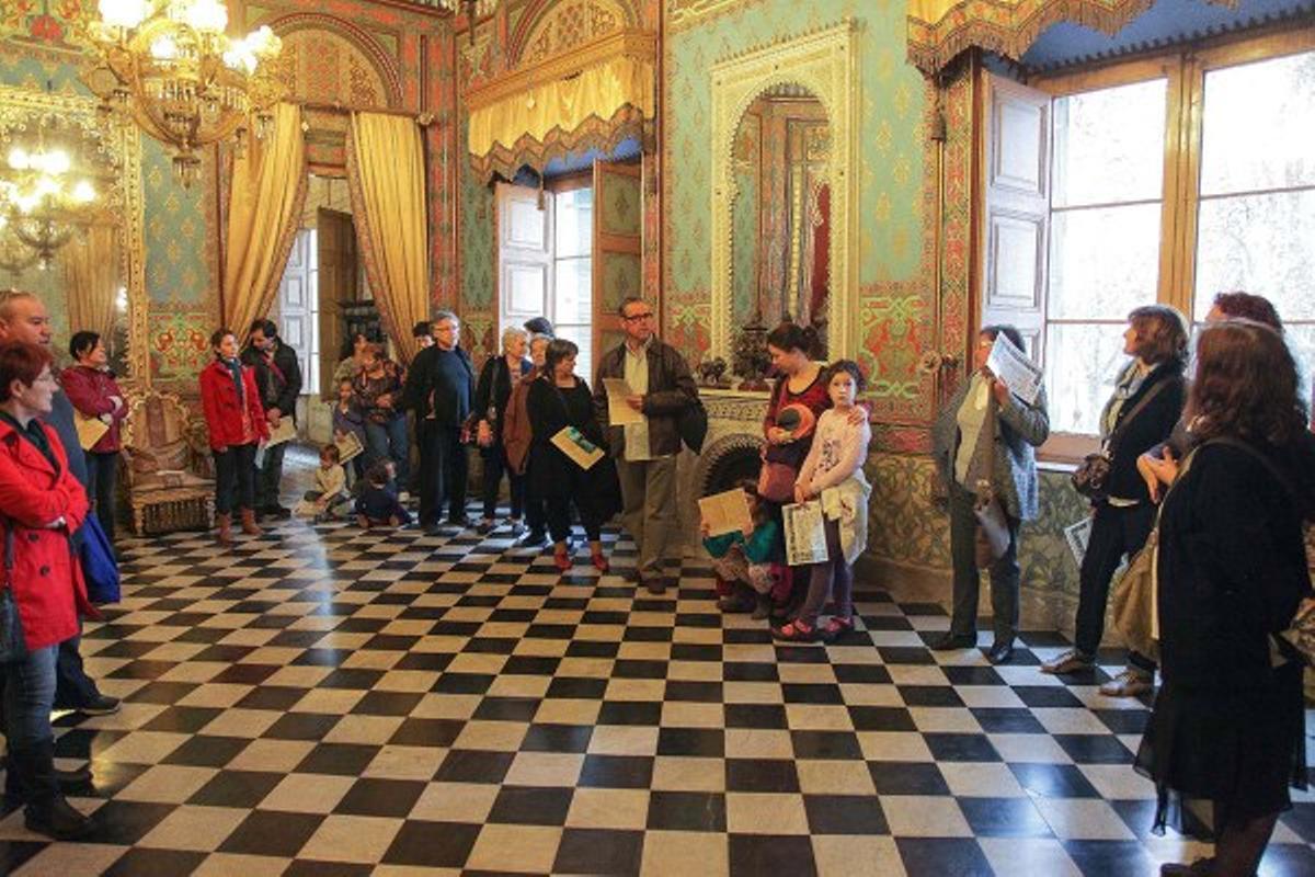 Foto interior del Museo Palau Mercader en Cornellà de Llobregat. Foto interior del Museo Palau Mercader en Cornellà de Llobregat.