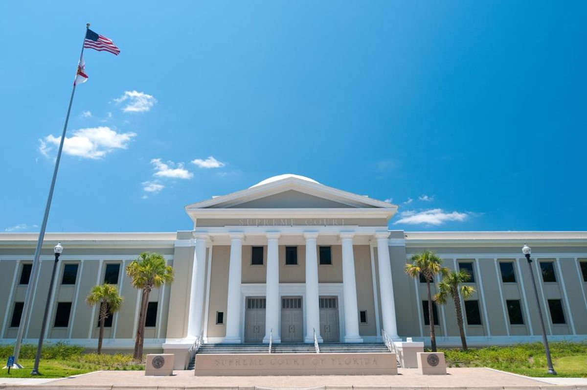 El Tribunal Supremo de Florida, en Tallahassee. El Tribunal Supremo de Florida, en Tallahassee.