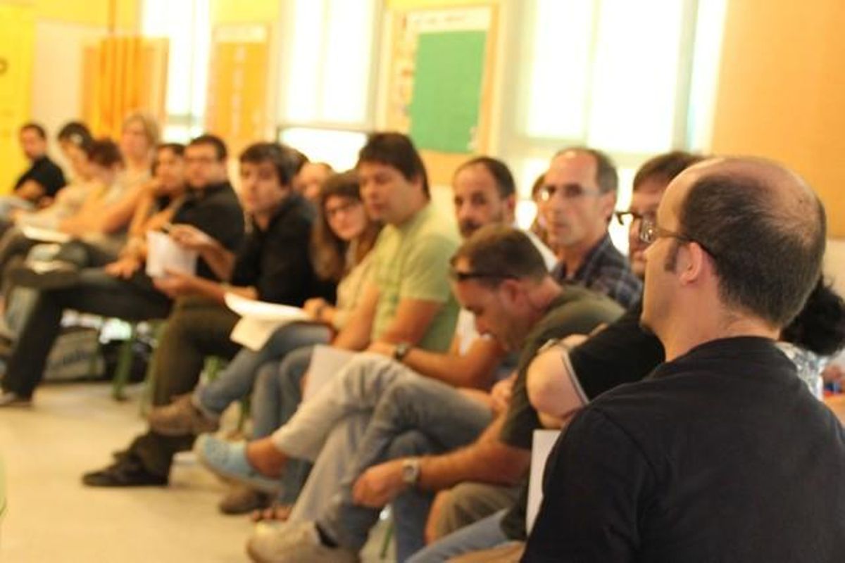 Reunión del consejo político de la CUP, el órgano directivo del secretariado nacional. Reunión del consejo político de la CUP, el órgano directivo del secretariado nacional.