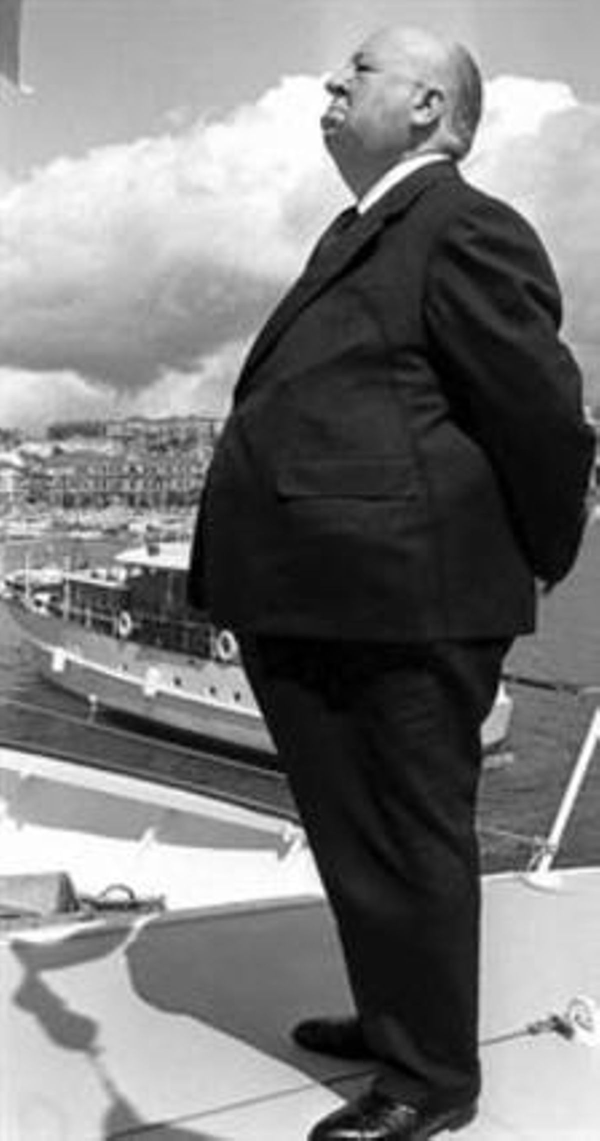 Alfred Hitchcock, en una fotografía fechada en 1972 y localizada en Cannes. Alfred Hitchcock, en una fotografía fechada en 1972 y localizada en Cannes.