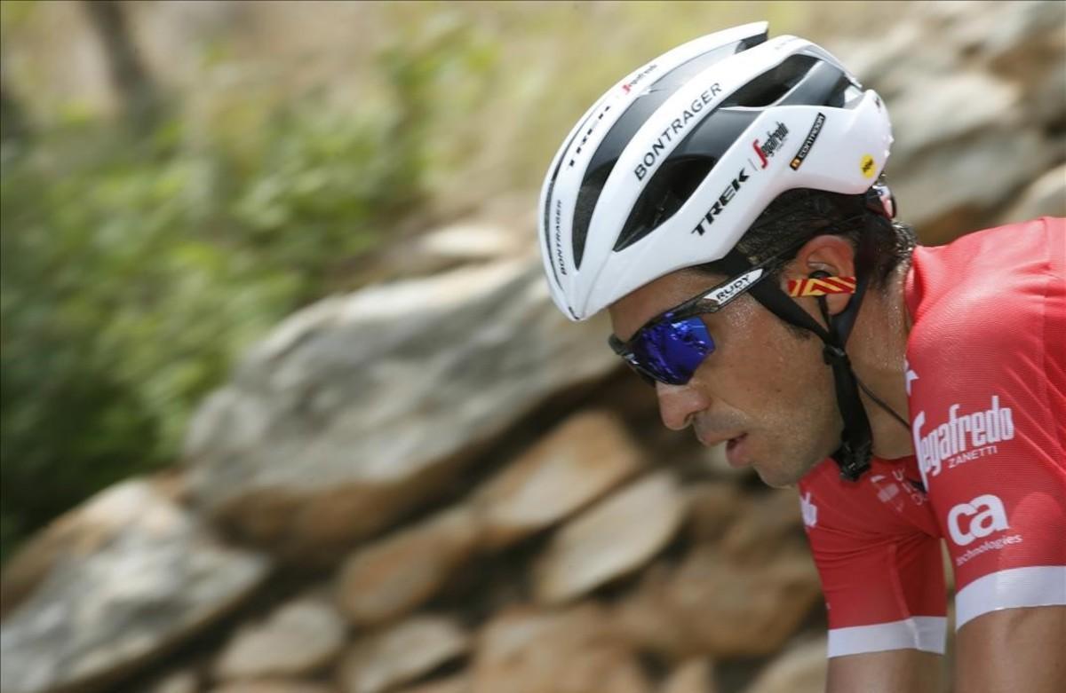 Alberto Contador es manté viu a la Vuelta a Espanya
