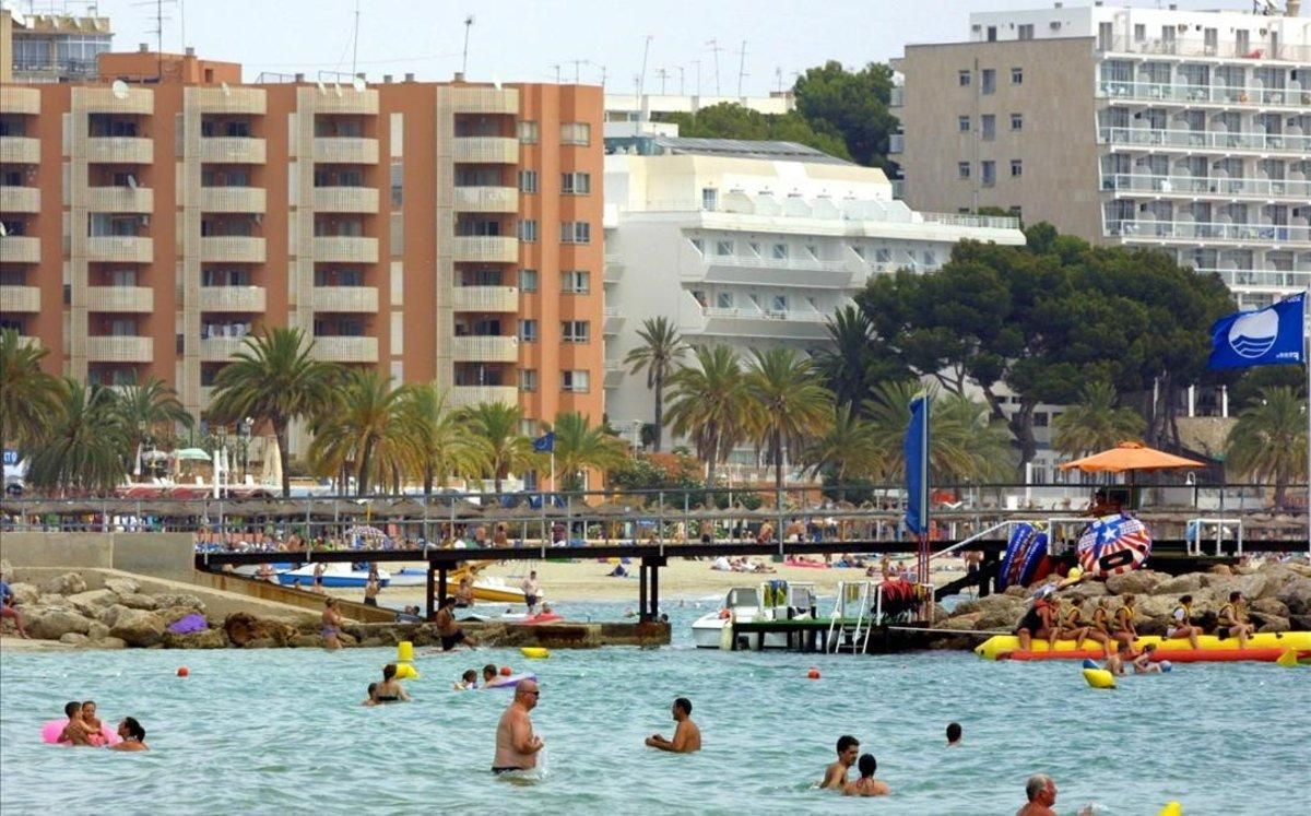 Una imagen de Magaluf. Una imagen de Magaluf.