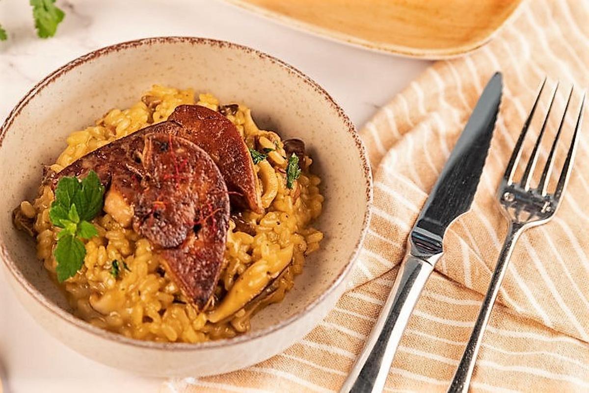 Receta de 'risotto' de 'foie gras' y 'shiitake' de Ketty Fresneda,  finalista de 'Masterchef 6'