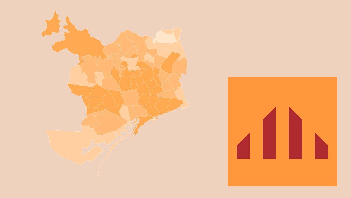 Mapa | Los barrios de Barcelona en los que se la juega Ernest Maragall en las elecciones municipales Mapa | Los barrios de Barcelona en los que se la juega Ernest Maragall en las elecciones municipales