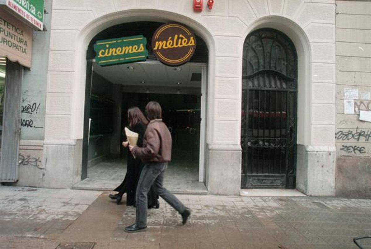 El cine Méliès de Barcelona antes del incendio. El cine Méliès de Barcelona antes del incendio.