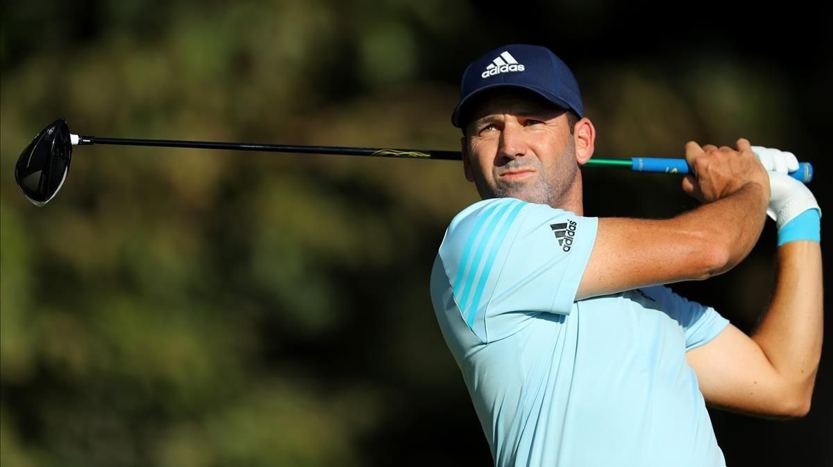 Sergio García, en el ’tee’ del hoyo 17 de Valderrama. Sergio García, en el ’tee’ del hoyo 17 de Valderrama.