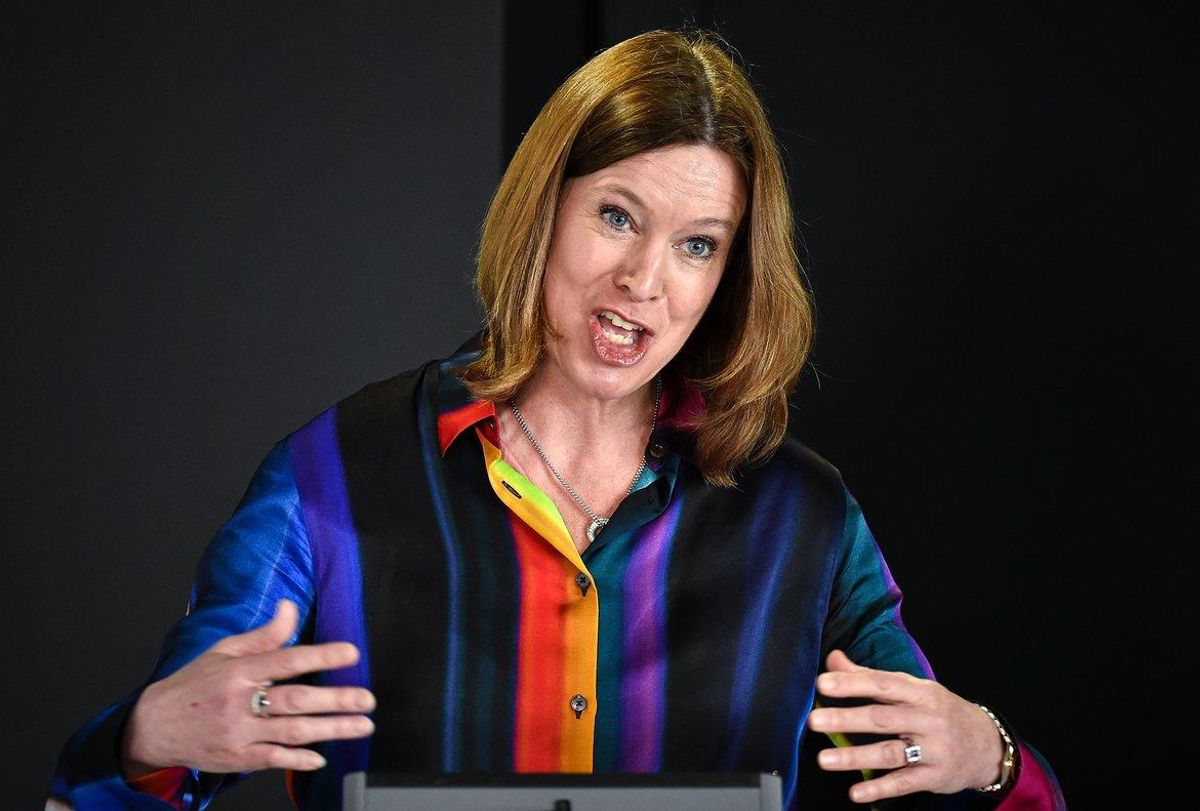 Catherine Calderwood, jefa del servicio médico de Escocia, en una de sus comparecencias para informar del coronavirus. Catherine Calderwood, jefa del servicio médico de Escocia, en una de sus comparecencias para informar del coronavirus.