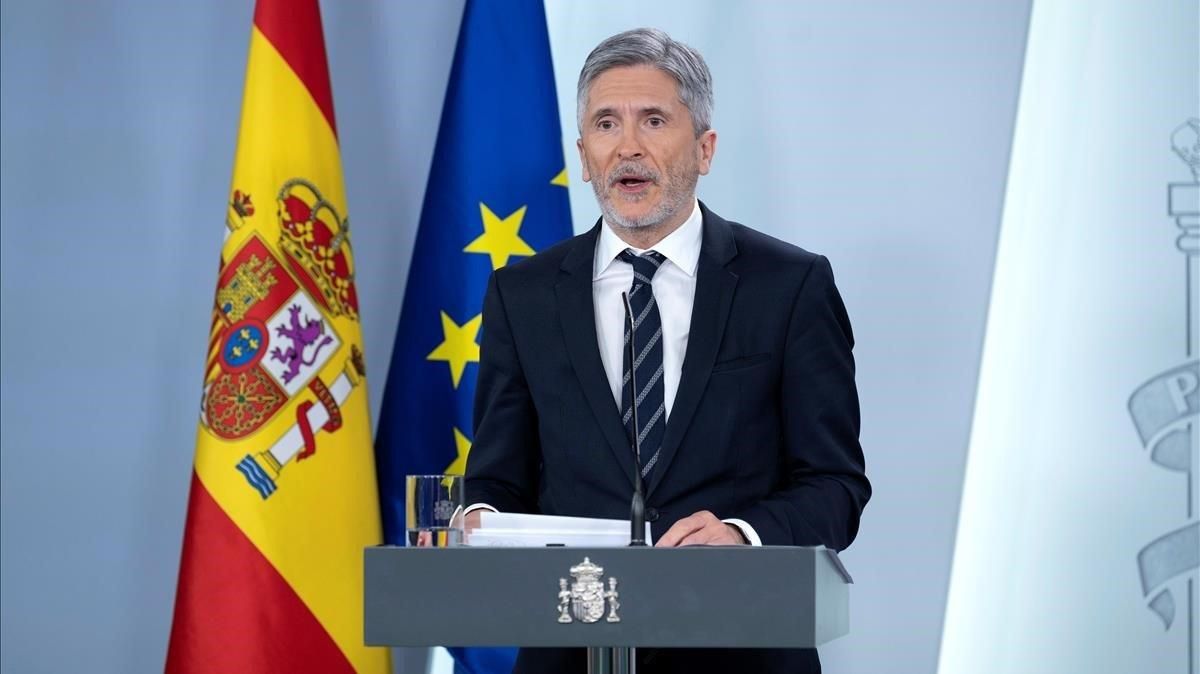 Fernando Grande-Marlaska, ministro del Interior. Fernando Grande-Marlaska, ministro del Interior.