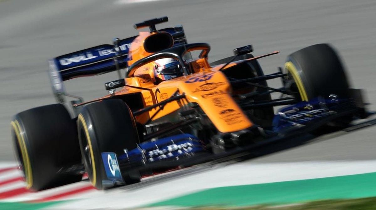 Carlos Sainz (McLaren), hoy, en el Circuit de Catalunya. Carlos Sainz (McLaren), hoy, en el Circuit de Catalunya.