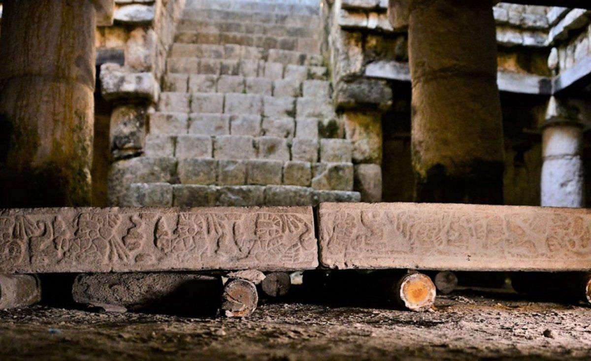 Arqueólogos ubicaron nuevas estructuras y descubrieron objetos nunca vistos en la zona, como una mesa de piedra con representaciones de cautivos en sus cantos. Arqueólogos ubicaron nuevas estructuras y descubrieron objetos nunca vistos en la zona, como una mesa de piedra con representaciones de cautivos en sus cantos.