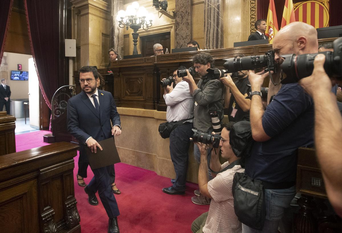 Aragonès rebutja restituir Puigneró i demana a Junts una proposta «seriosa»