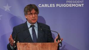 Puigdemont pide amnistía y verificar los acuerdos para negociar una investidura