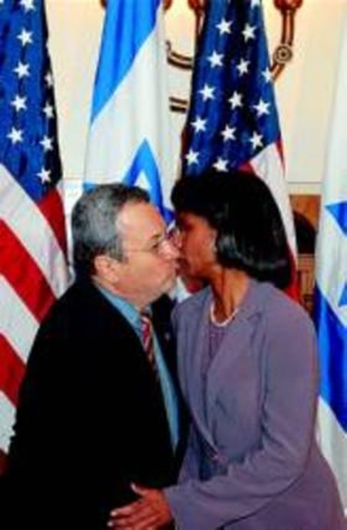 Condoleezza Rice y el ministro israelí Ehud Barak, ayer en Jerusalén. Condoleezza Rice y el ministro israelí Ehud Barak, ayer en Jerusalén.