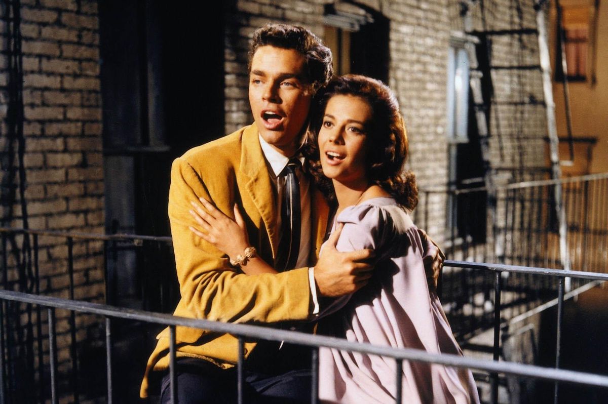 Richard Beymer y Natalie Wood, en un fotograma de West Side Story. Richard Beymer y Natalie Wood, en un fotograma de West Side Story.