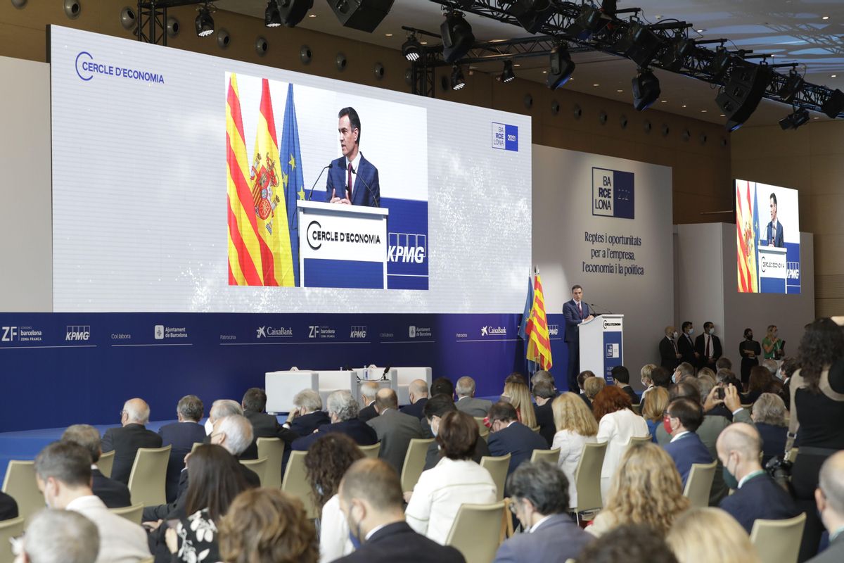 Pedro Sánchez, en el Cercle d’Economia. Pedro Sánchez, en el Cercle d’Economia.