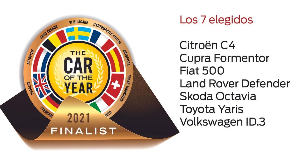 Los siete finalistas del Car Of The Year 2021. Los siete finalistas del Car Of The Year 2021.