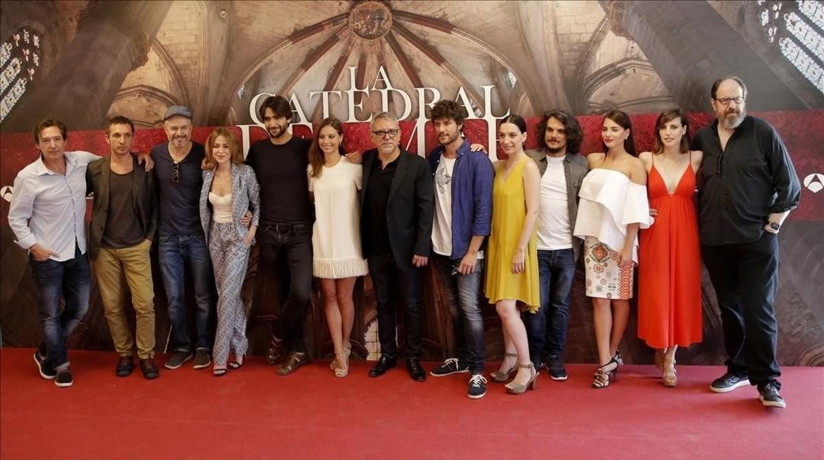 Equipo artístico de la serie ’La catedral del mar’, que grabará Antena 3 en los próximos meses. Equipo artístico de la serie ’La catedral del mar’, que grabará Antena 3 en los próximos meses.