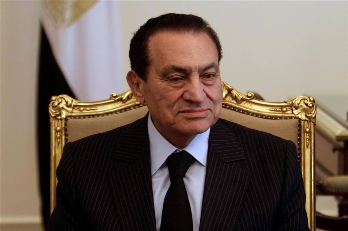 Mubarak, en el palacio presidencial de El Cairo en el 2011.