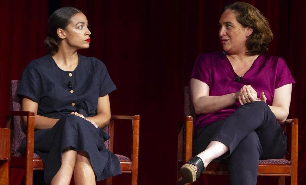 Ocasio-Cortez, de cerca, por Ada Colau Ocasio-Cortez, de cerca, por Ada Colau